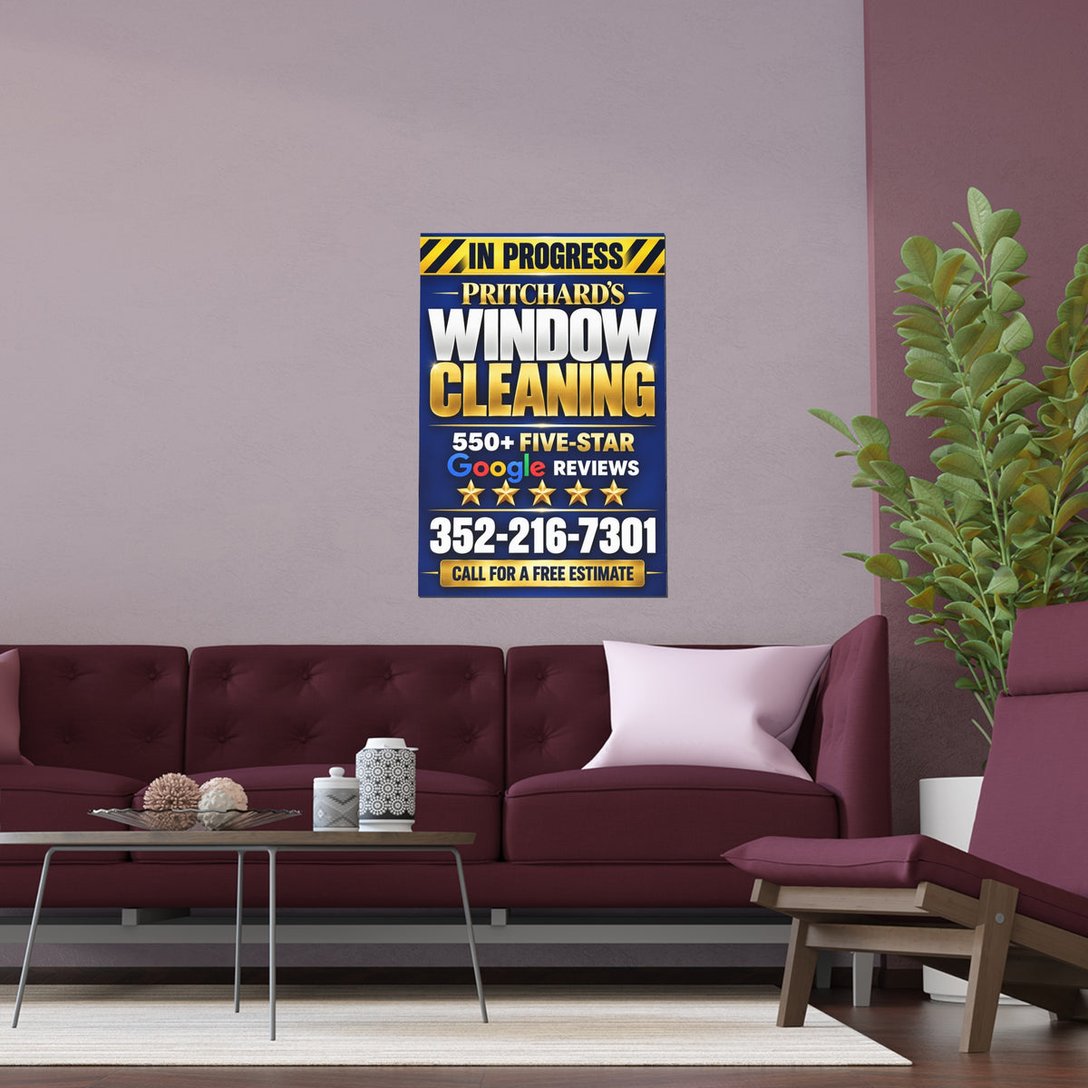 Indoor and Outdoor Silk Posters